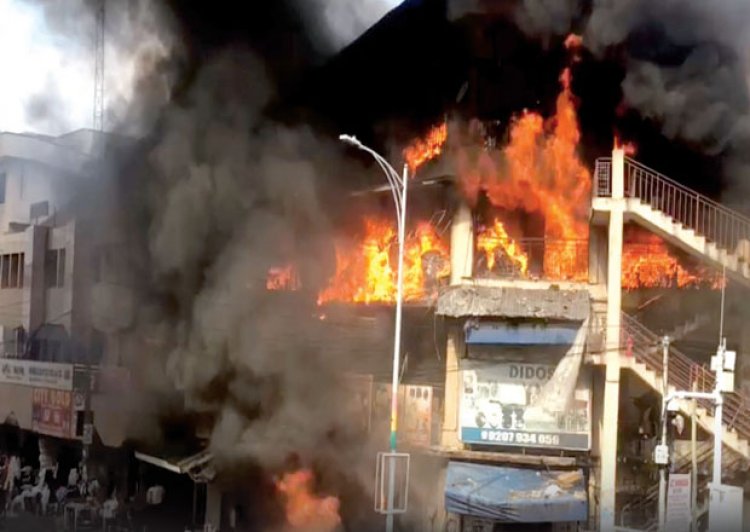 Makola Shopping Mall gutted by fire