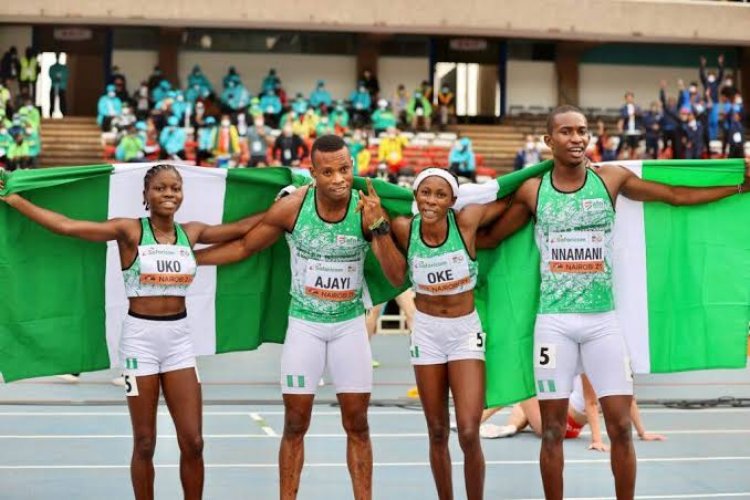 Nigeria Wins Inaugural 4x400M Mixed Relay Gold