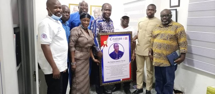Kwabena Abankwah- Yeboah, a pillar of support for welfare of Party Executives- Leadership Of NPP Constituency Officers Welfare ( NCOW)