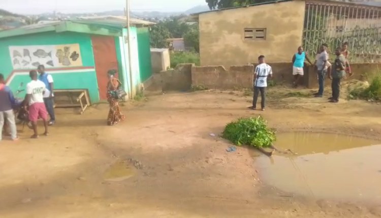 Suspected thief stripped naked, killed, and dumped in a Stagnant water at Fetteh Kakraba