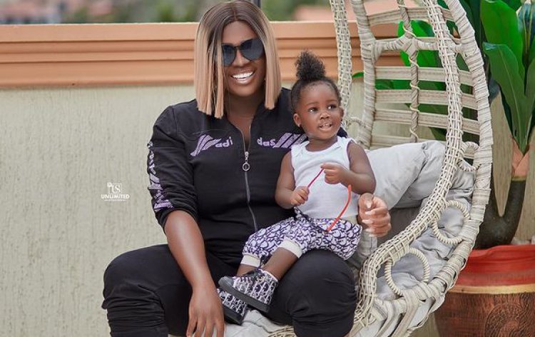 Tracey Boakye Blows Dollars on Clothing for Daughter at Fendi shop in Dubai