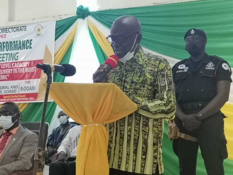 Ahafo Regional Minister Commends Health workers in Ahafo