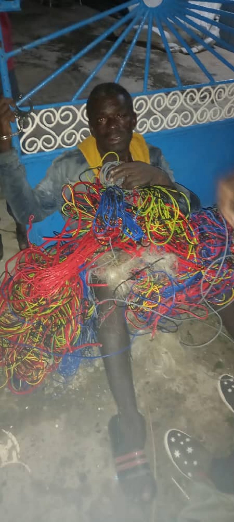 Police retrieve Marijuana from Cable Thief arrested in Osiam 
