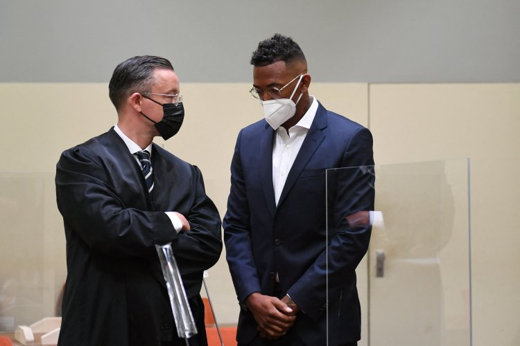 Jerome Boateng arrives in court to face charges over assaulted ex-girlfriend