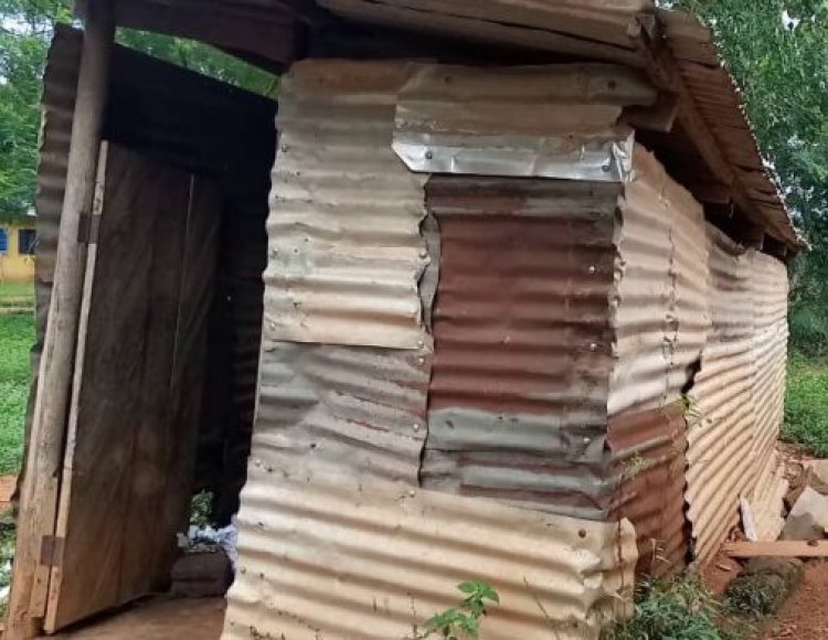 Apegusu SHS In Limbo; Boys And Girls Share Poor Common Latrine Structure 