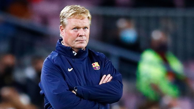 Koeman leaves press conference on his three-minute statement as pressure begins to mount