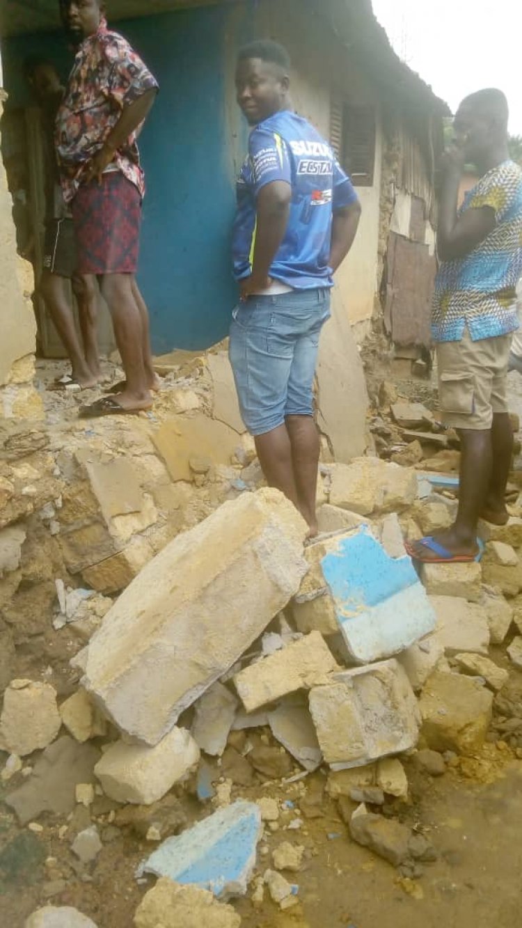 Collapsed building kills Man, 31, after downpour