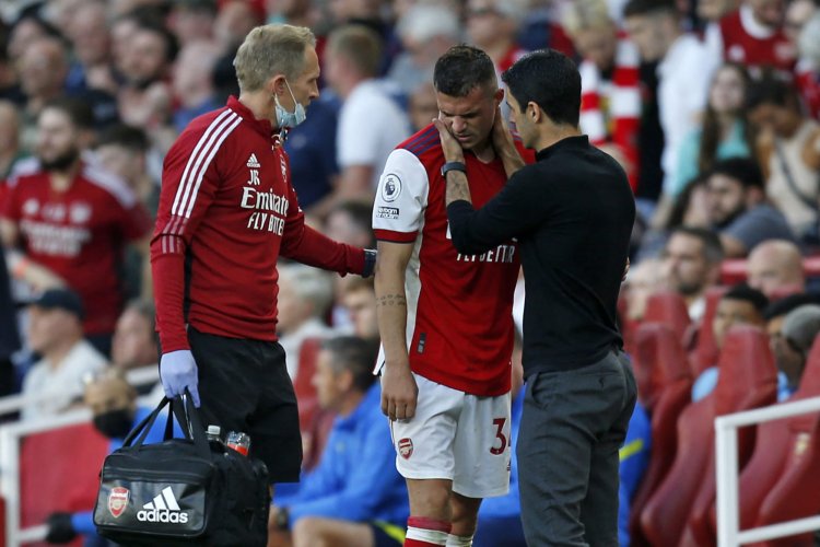 Xhaka ruled out for three months with knee injury