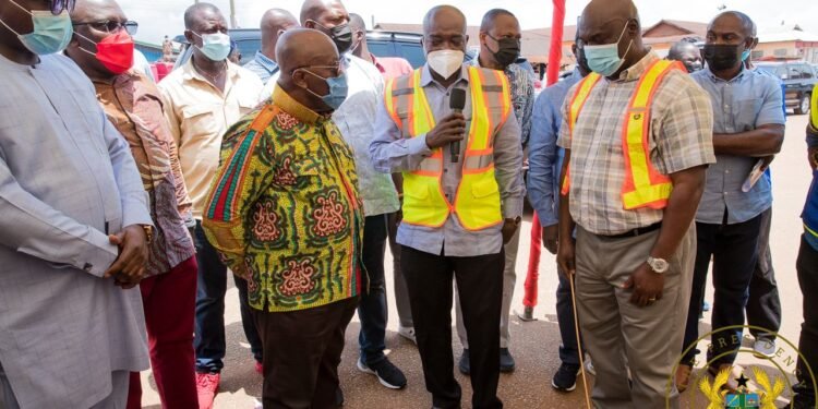 President Inspects 77m-Dollar Mpraeso-Onyemso Road and Other Projects