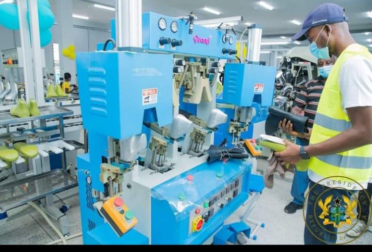 Akropong Gets GhC6.2 Million Shoe Manufacturing Factory