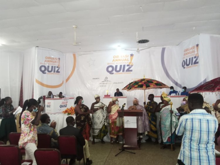 AngloGold Ashanti climax Annual Quiz for schools in Obuasi
