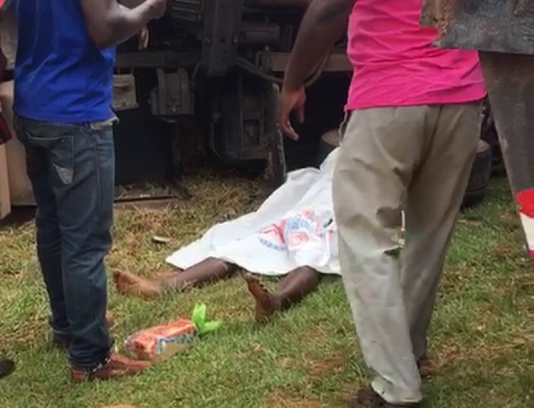 Kia Cargo crashes bread seller to death at Ahenema Kokoben