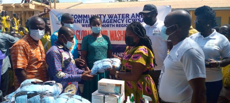 Hand Washing Day: Western North Community Water and Sanitation Distributes PPEs