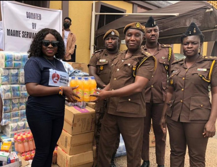 Maame Serwaah Ministries donates to Kumasi Central prison