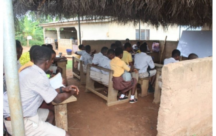 Asesewa DA Basic School A, now a death trap 