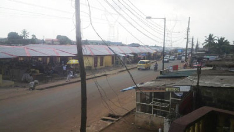 Ga East NADMO demolishes shops operating under high tension lines