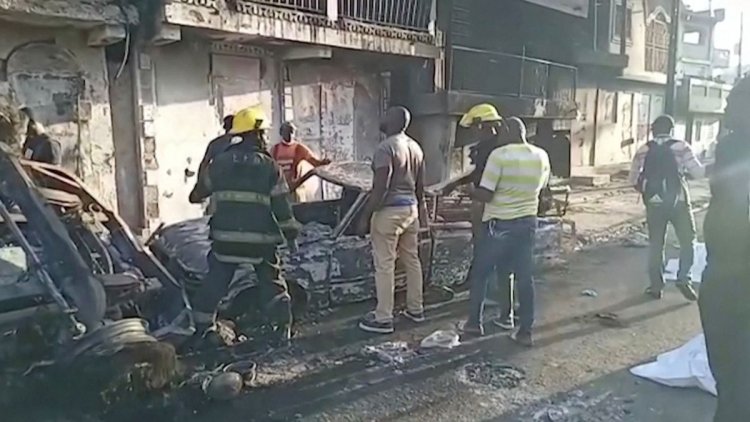 At least 62 dead after gas tanker explodes in Haiti's second largest city