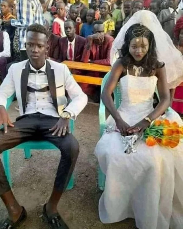Mix reaction as young couples got married 