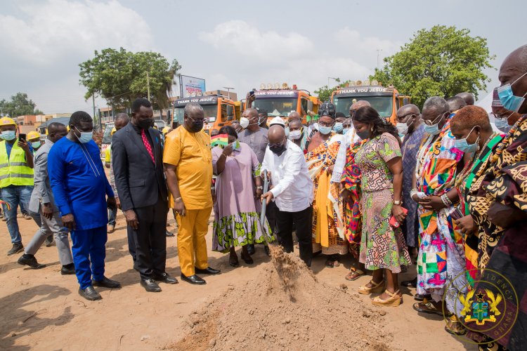 PRESIDENT AKUFO-ADDO CUTS SOD  FOR GH¢32 MILLION ACCRA STEM ACADEMY; TO BE COMPLETED IN 24 MONTHS