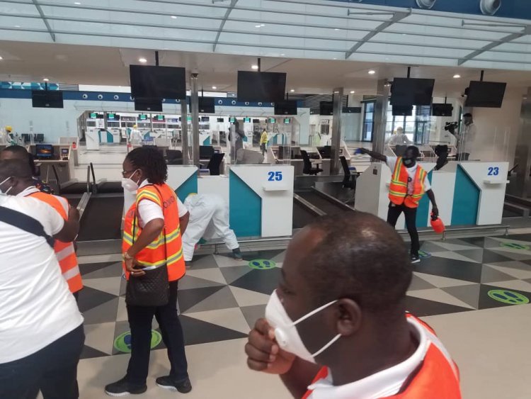 Covid 19:  Zoomlion Ghana Disinfects All Airports In The Country