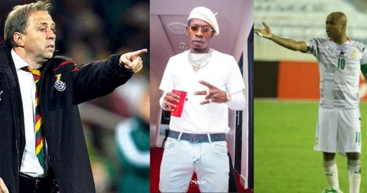 "Without A Cup What’s The Use Of Milo"-Shatta Wale Teases Black Star Coach