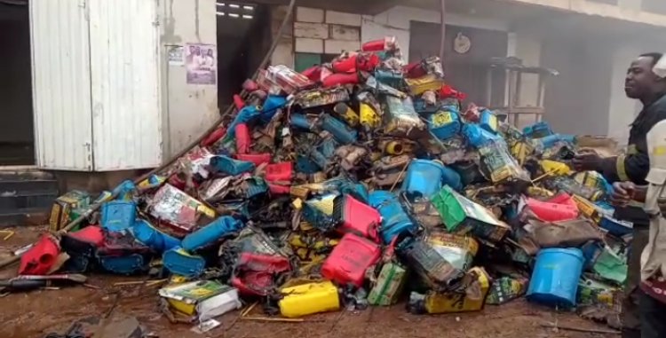 Fire Consumes Foodstuffs, Items At Tamale Ababoa Market