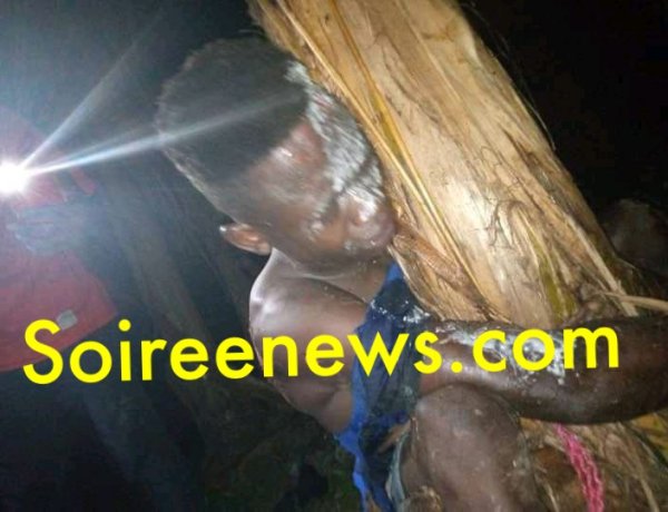 Kojo Ampong 22 Year Old  Set Ablaze At Enyan Denkyira