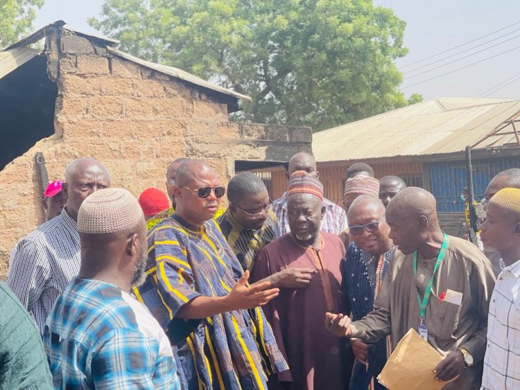 Mayor of Tamale Visits Ababoa Fire Victims