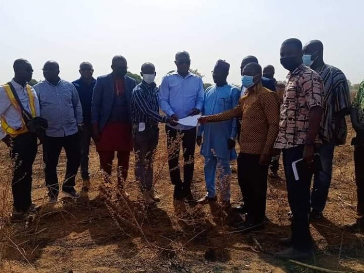 Tolon DCE Hands Over Project Documents To The Contractor