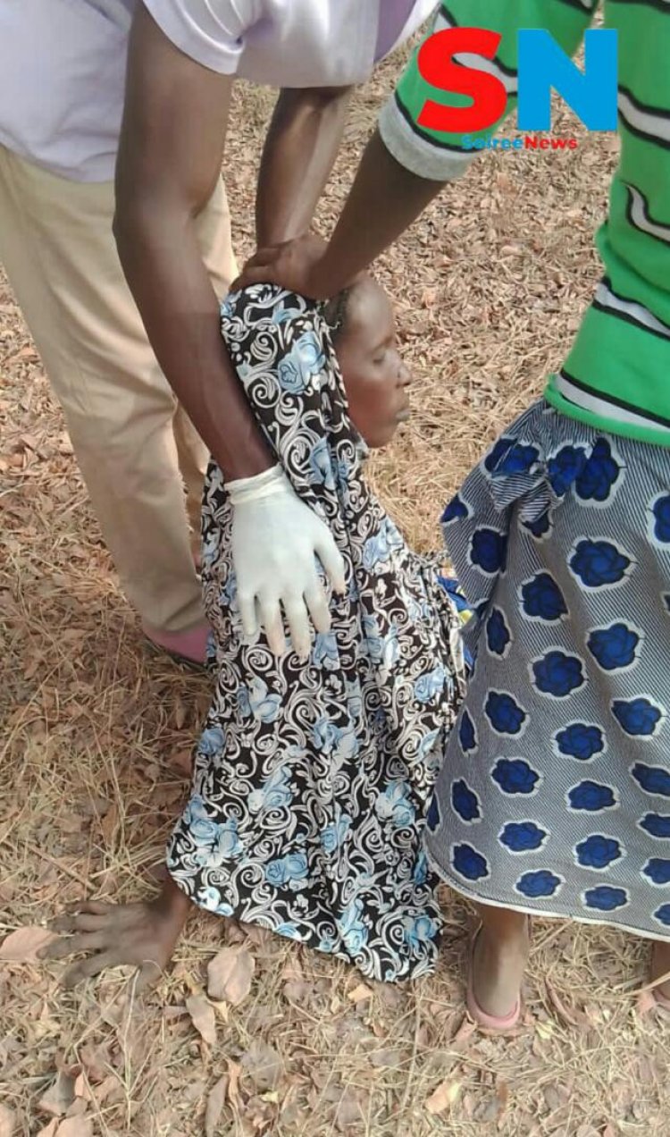 A Fulani Woman Gives Birth whiles on nature call 