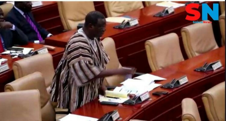PARLIAMENT:Toll Booths Are To Be Converted Into Public Toilet  Comment:Amoako Atta  Fight  Agbodza