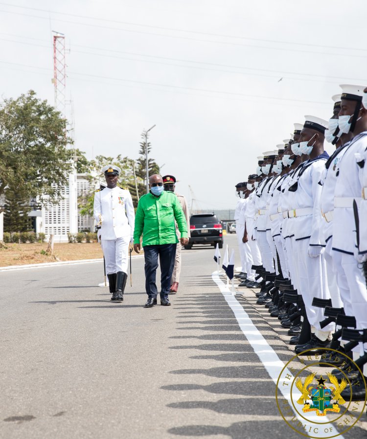 President Akufo-Addo   Commissions four New  Ships For The  Ghana Navy