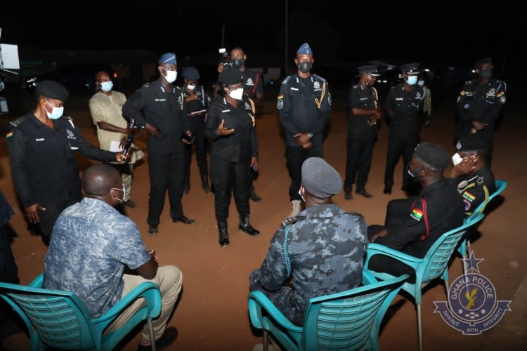 The Inspector-General of Police and His Entourage End a Three-Day Working Visit to Oti Region