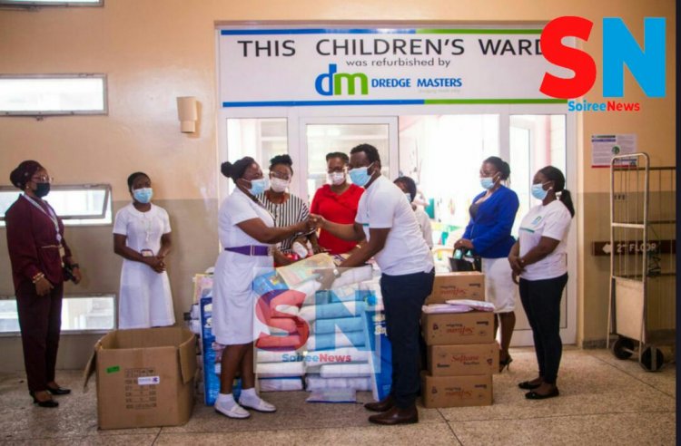 Dredge Masters Donate to Korle-Bu  Children’s Ward 