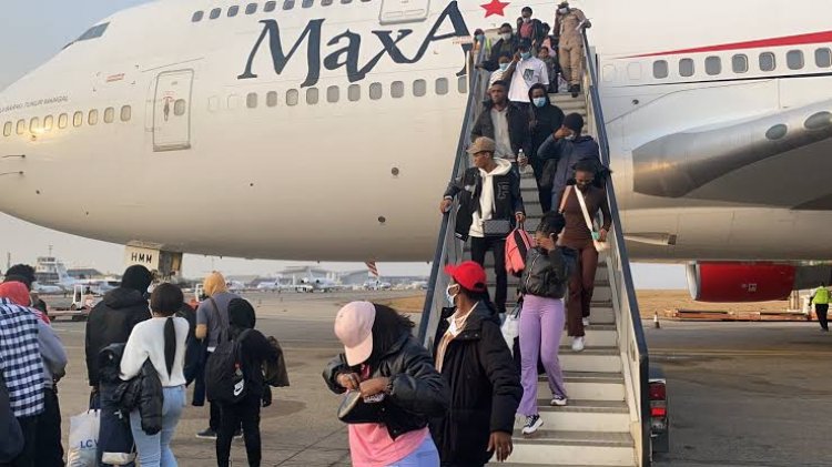First Batch Of Nigerians Arrives From Ukraine