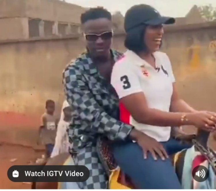 Why  Is He Rubbing His Hands Around Her Tights- Ghanaians Reacts To Berla Mundi's Video