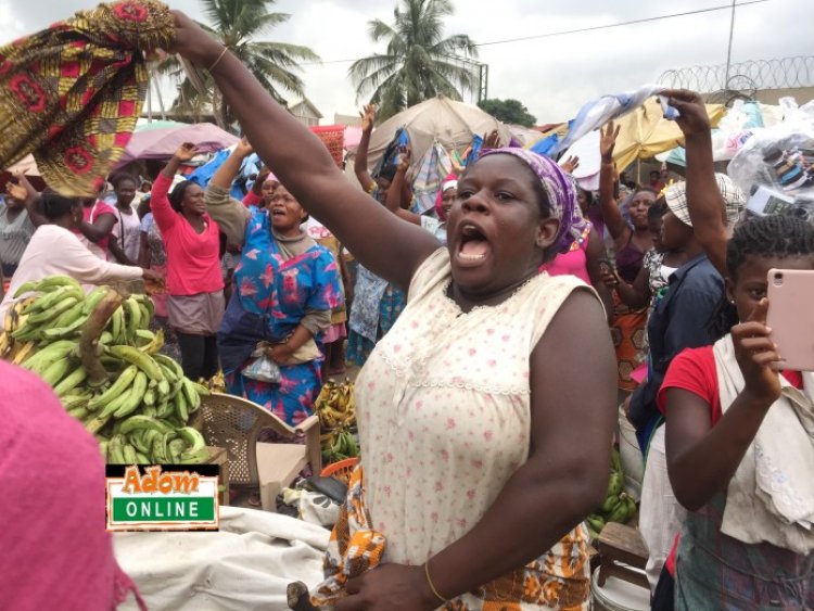 Inhabitants of Tema New Town, Tema East appeal to the government for a bigger market.