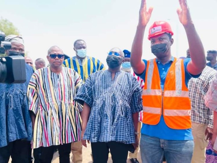 Bawumia inspects Tamale Interchange before Tuesday's commissioning
