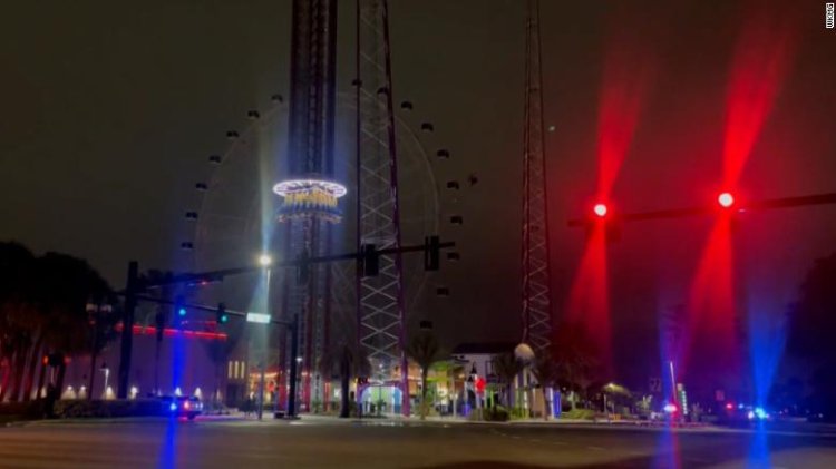 Authorities say a 14-year-old boy died after falling from the new drop tower ride at ICON Park in Florida.