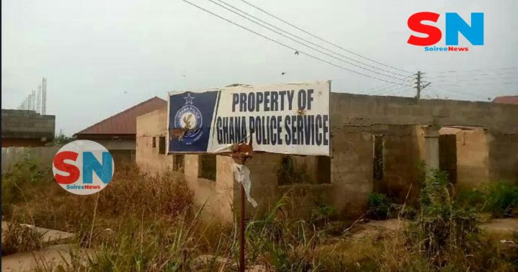Abandoned police station at Ohwim-Amanfrom increasing insecurity - Residents