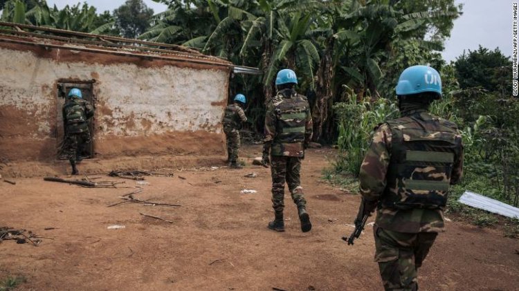 In the midst of rebel combat in Congo, eight UN peacekeepers were killed in a helicopter accident.