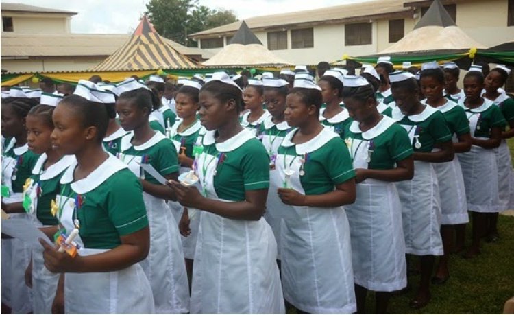 Sampa nursing training college holds its 7th matriculation