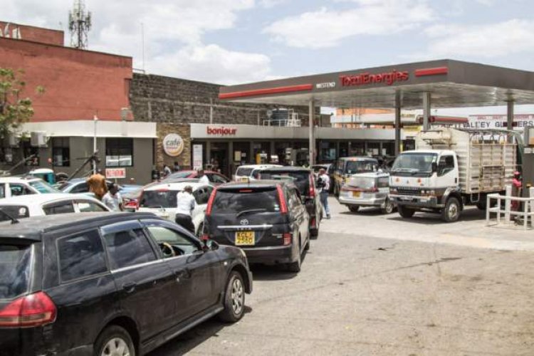 Long lines are forming as Kenya's fuel crisis continues.