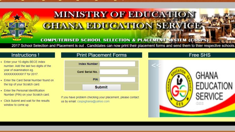 BECE School Placement System: Beware Of Fraudters; Parents Advised by GES