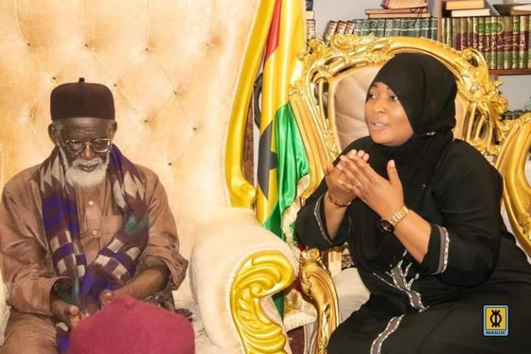 Masloc gifts food items to National Chief Imam for Ramadan