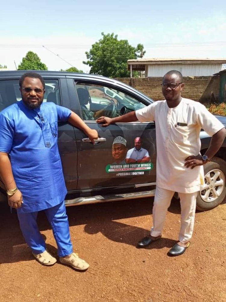 Tamale North MP donates pickup to constituency