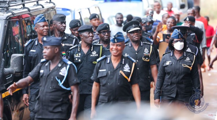 IGP Tours Kwahu and Parts of the Eastern Region During the Easter Festive Period