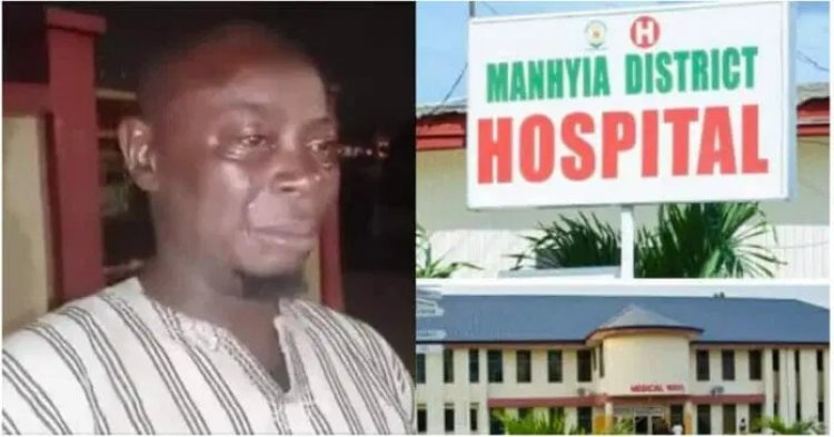 Man Cries Uncontrollably Over Wife's Death At Manhyia Accuses Nurse Over Extortion