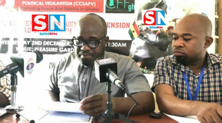 Save the integrity of Ghana's democracy by curtailing Electoral violence and malpractices ahead of the 2024 General Elections- CCSAPV to IGP and President Akufo-Addo
