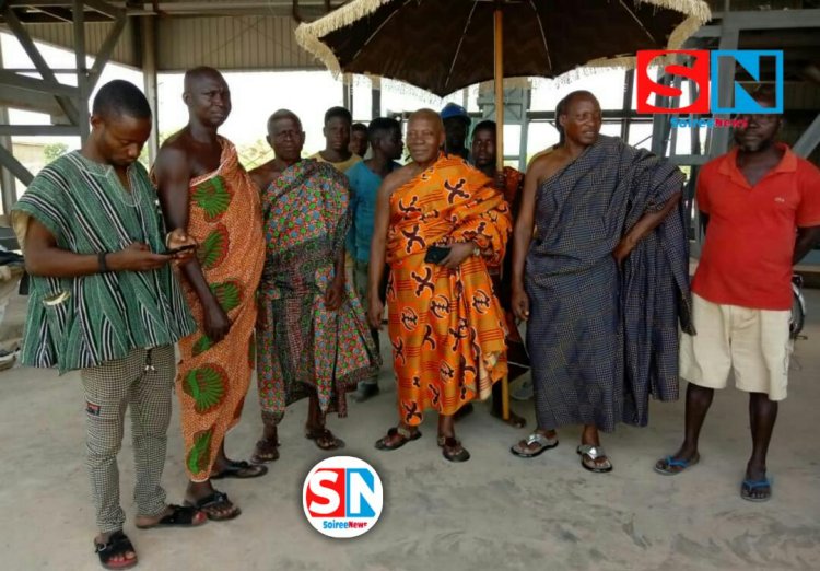 Bono East: Paramount Chief of Prang commends Government over speedy work done on their 1D1F